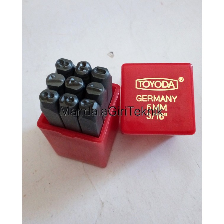 Alat Ketok Angka Ukuran 5mm