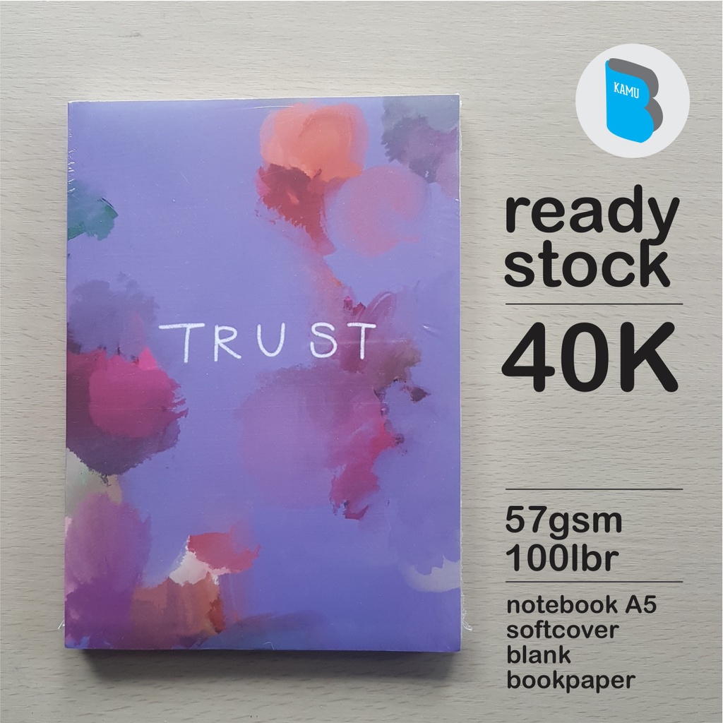 

[57 gsm] A5 Notebook Buku Catatan Diary Jurnal Bookpaper - Trust