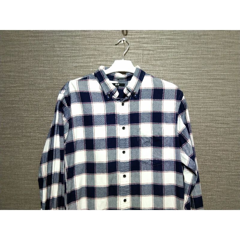 kemeja flanel uniqlo 04 kemeja flanel pria original import branded