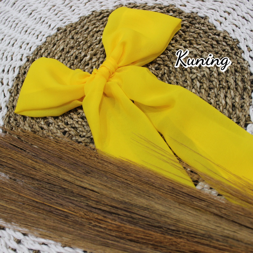 Selendang Anak Sifon Hycon / Selendang Tari Anak / Senteng Anak-Kuning