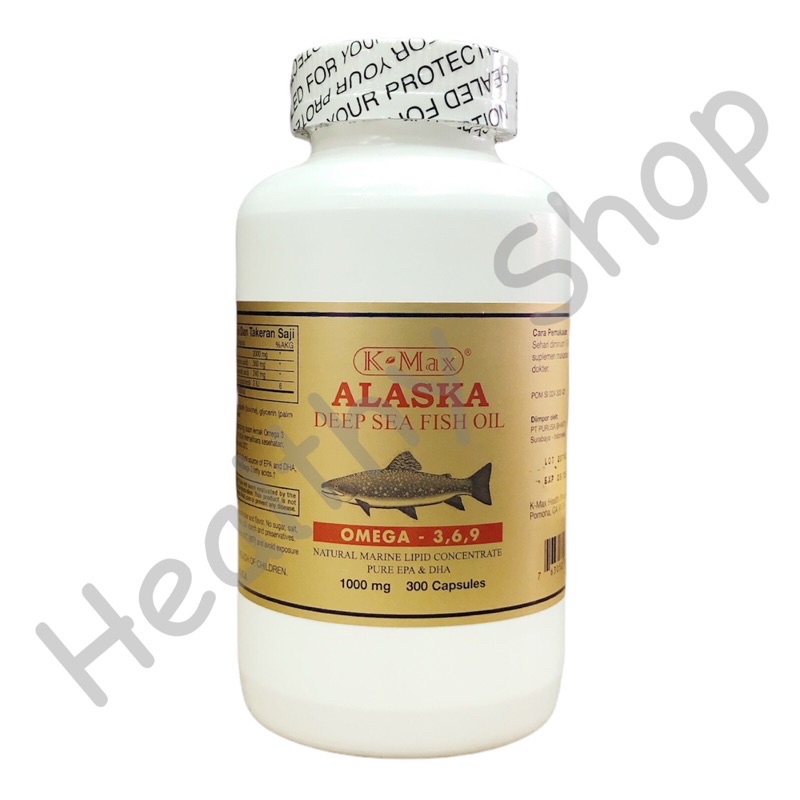 K-Max Alaska Deep Sea Fish Oil Omega 369 1000mg ( isi 300 )