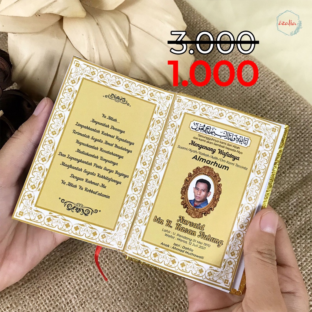 

Tambahan Sisipan Al Quran Ucapan Mengenang Tahlil Ucapan Terimakasih Tasyakuran