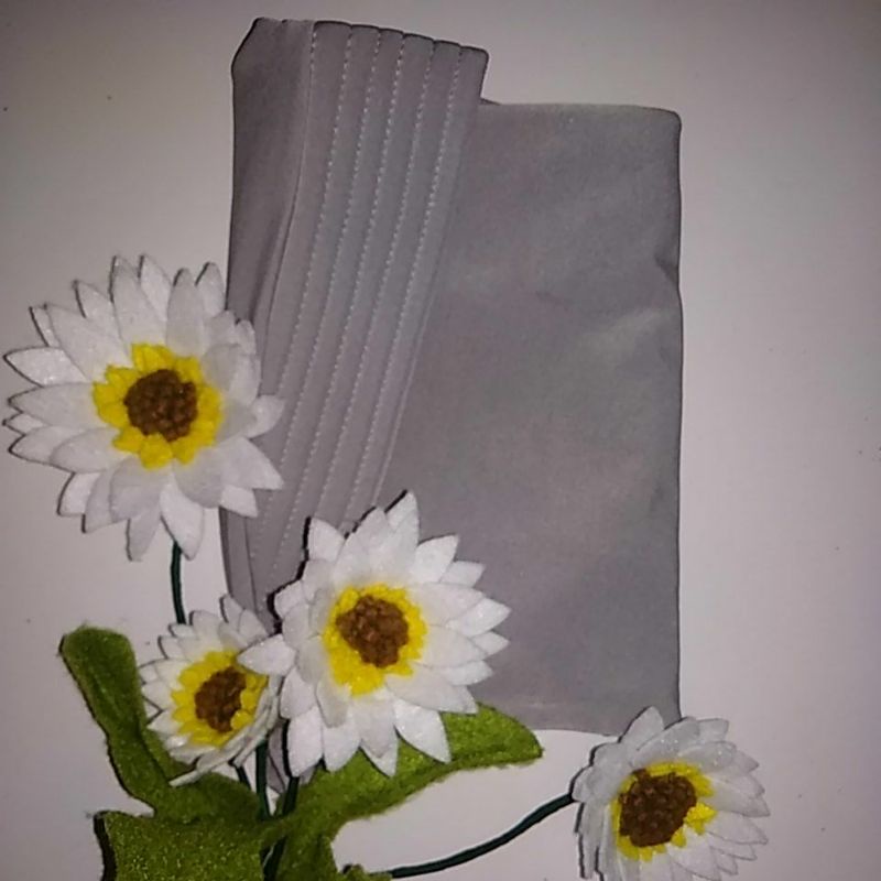 JILBAB SPORT / HIJAB SPORT PENDEK / BERGO MINI OLAHRAGA-Light grey