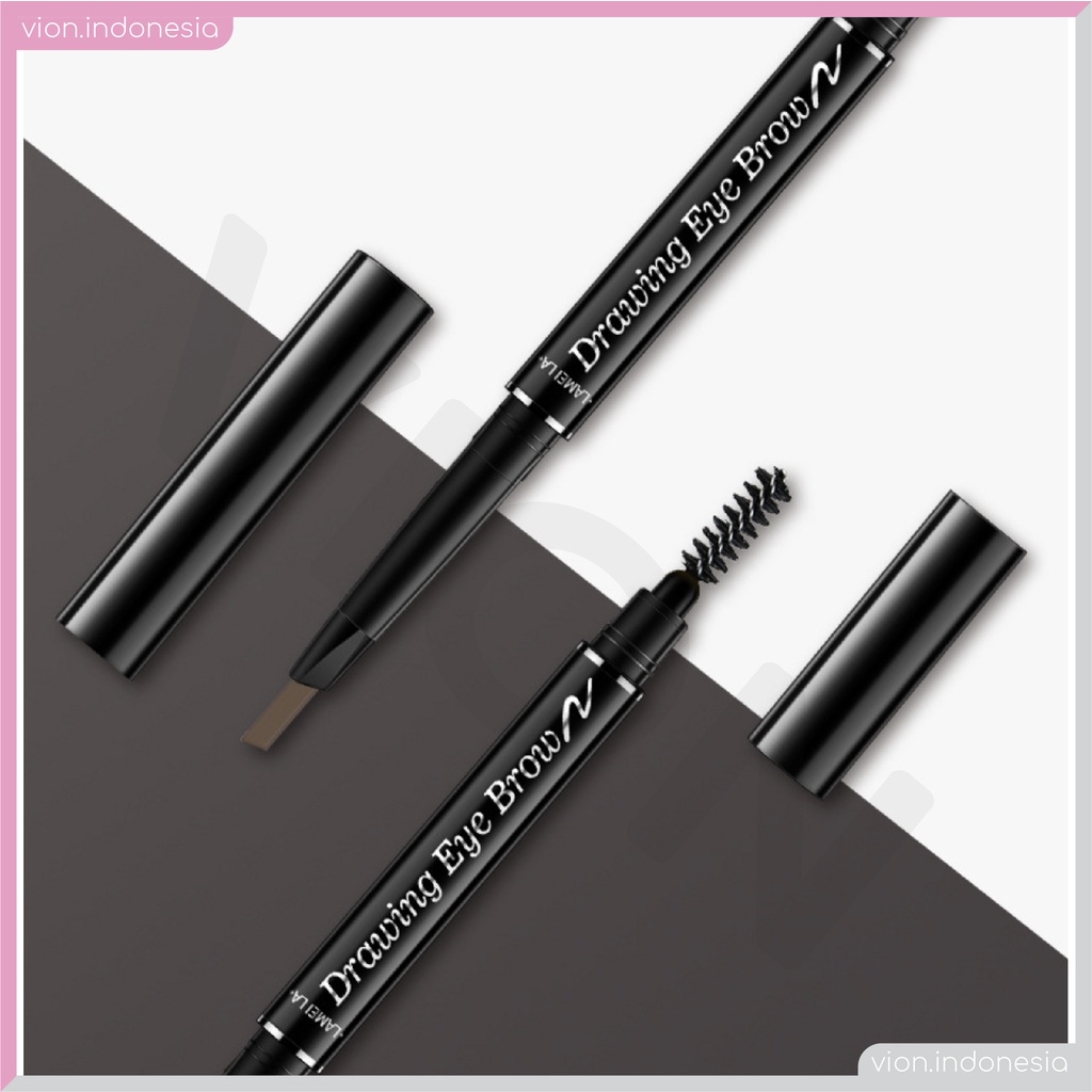 LAMEILA Colour Geometry Eyebrow Double Head Pencil Pensil LA004