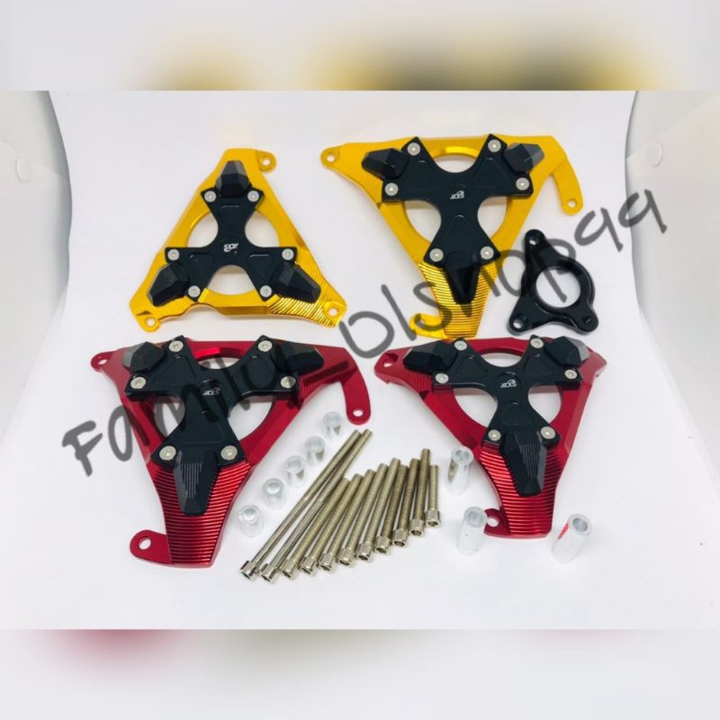 engine guard CNC pelindung blok mesin mx king vixion NVL Xabre bayson R15