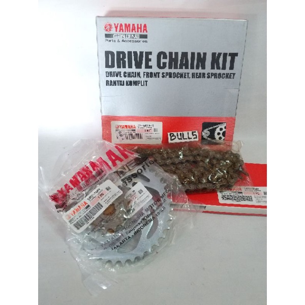gear set ger set rantai ger yamaha JUPITER Z 2003 -2009 LAMA BURHAN GUWEK 5TP-WF01A-10 ORI ASLI YGP