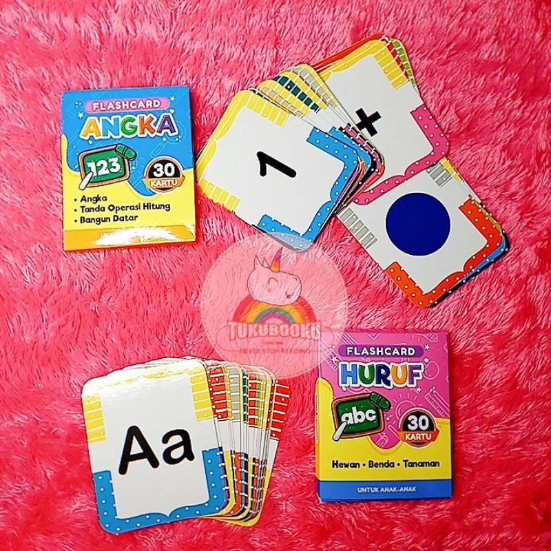 Mainan Anak - Mainan Edukasi untuk Anak Flashcard Huruf Abjad dan Angka - Flashcard Abjad dan Angka