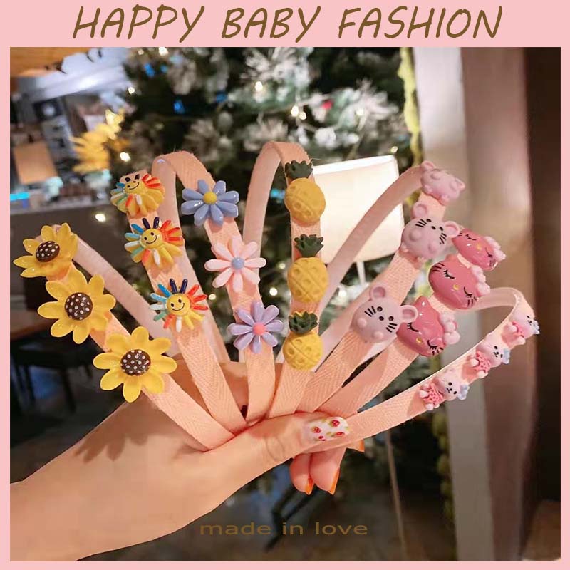 (Happy Baby )F06 Bando Anak-anak Desain Cute  Motif  /IMPOR