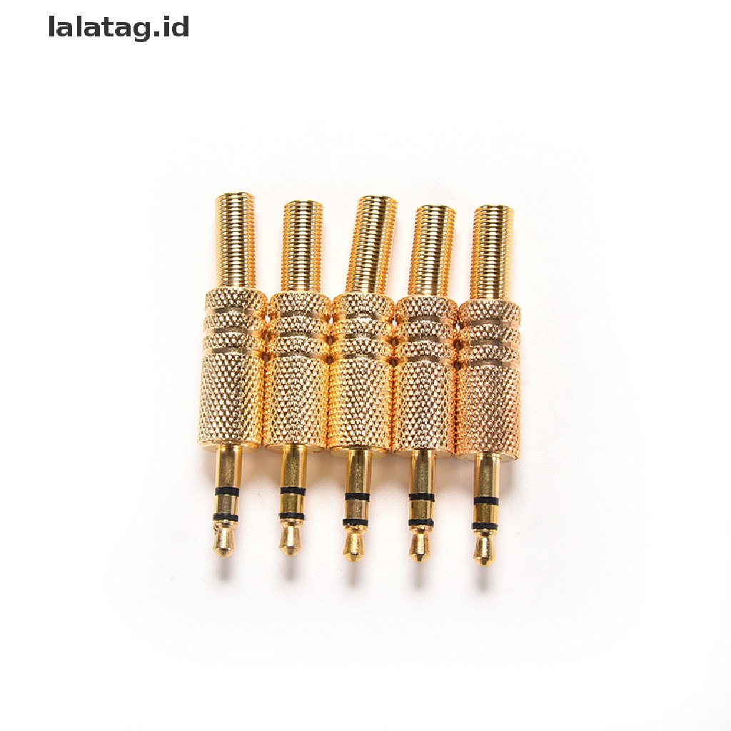 (Flyag) 1pc Adapter Konektor Jack Audio TRS 3.5mm 1 / 8 &quot;Stereo Male Lapis Emas  (ID) Buku Novel Dewasa Dalam Bahasa Mandarin