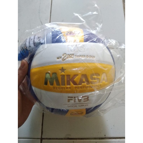 BOLA VOLLY MIKASA SUPER GOLD GRADE ORI