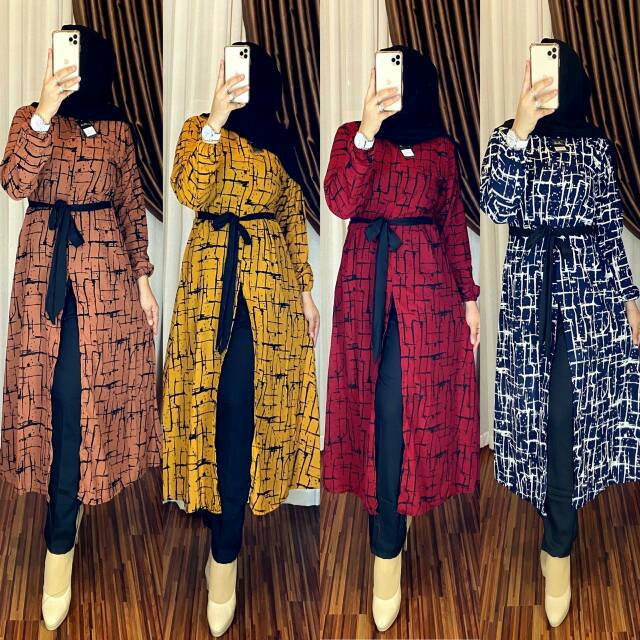 GAMIS ONE SET | GAMIS MONALISA | FASHION MUSLIM | BUSUI