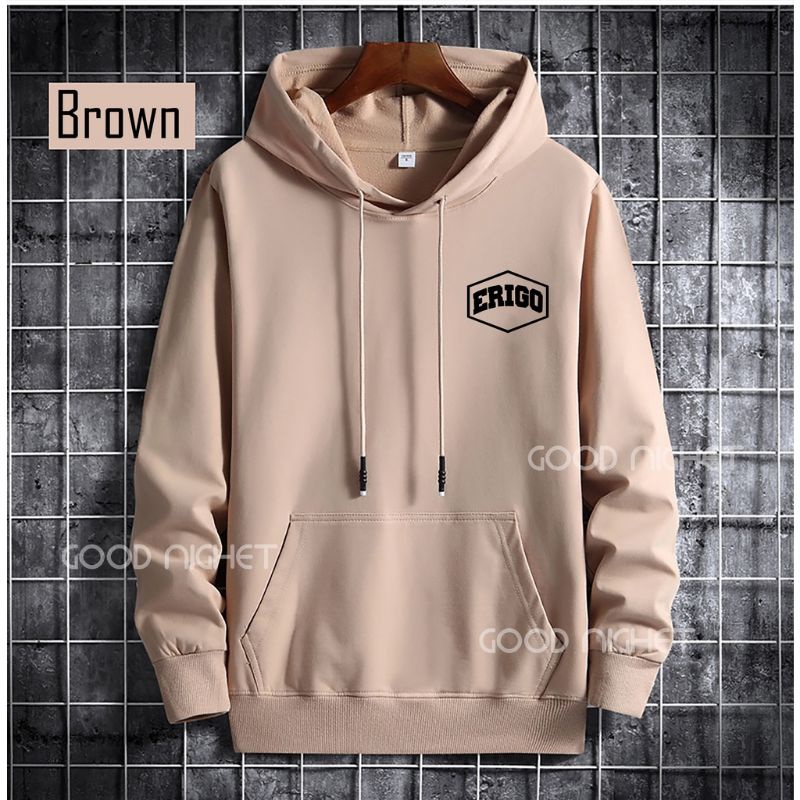 Jaket Sweater Hoodie ERIGO | Hoodie Distro Hoodie murah | Sweter Hodie Pria dan Wanita Oversize