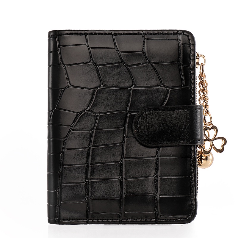 DOMPET LIPAT IMPORT WANITA KULIT CROCO MINI KARTU LIDAYE PREMIUM SLOT KARTU UANG KOIN KECIL PENDEK TIPIS KOREA FASHION REMAJA LUCU SIMPLE KEKINIAN MURAH CEWEK