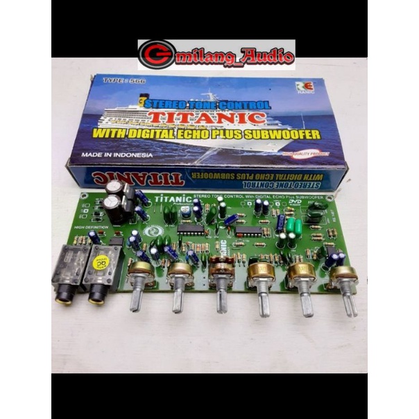 KIT TONE CONTROL STEREO+DIGITAL ECHO+SUBWOOFER TITANIC