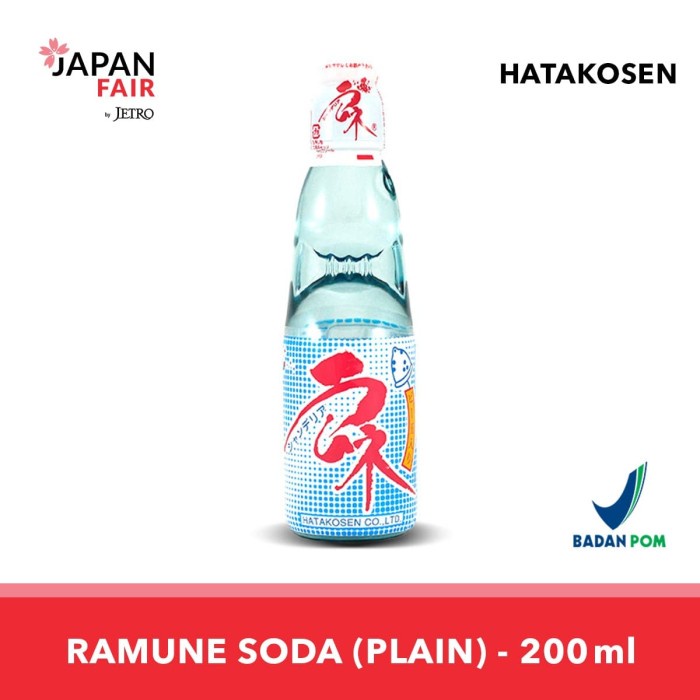 

MINUM-SIAP-DRINK-TO-READY- SOFT DRINK HATA RAMUNE PLAIN 200 ML MINUMAN JEPANG -READY-TO-DRINK-SIAP-