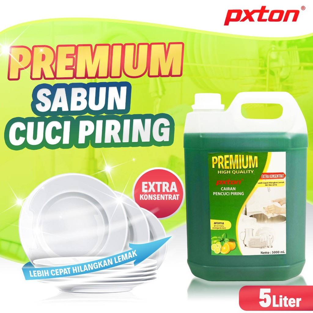 Sabun Cuci Piring 5 Liter Murah Meriah PXTON Premium