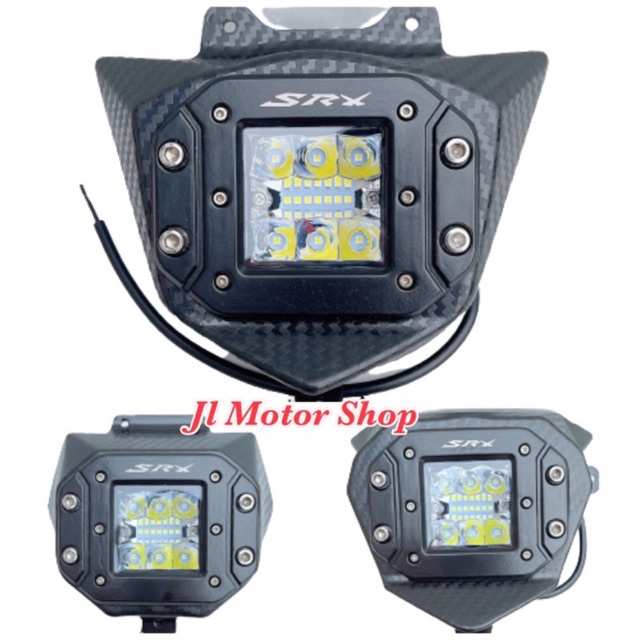 Lampu Tembak - Lampu Reflektor LED CRF KLX D-Tracker 150 CRF150 L - WR 155 WR155 Model Carbon Terang