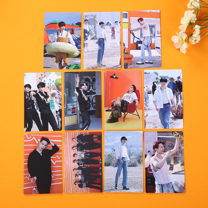 11pcsset Kartu Foto Kpop BTS JK JIMIN JHOPE JIN SUGA