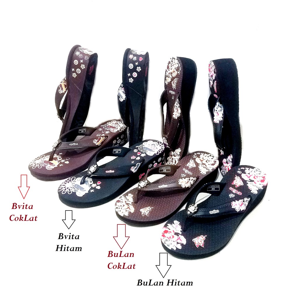  Sandal  Wanita Fashion Model Korea soimah cantik Slip 