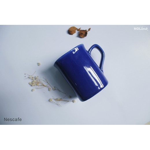 MUG KERAMIK CANGKIR KERAMIK GELAS KOPI MUG UNIK MUG NESCAFE R BLUE FOR SOUVENIR KADO HADIAH KOLEKS