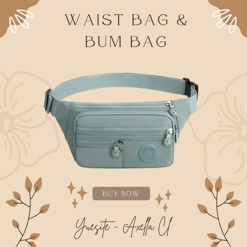 Waist bag tas pinggang wanita yuesite axella original cyutebags