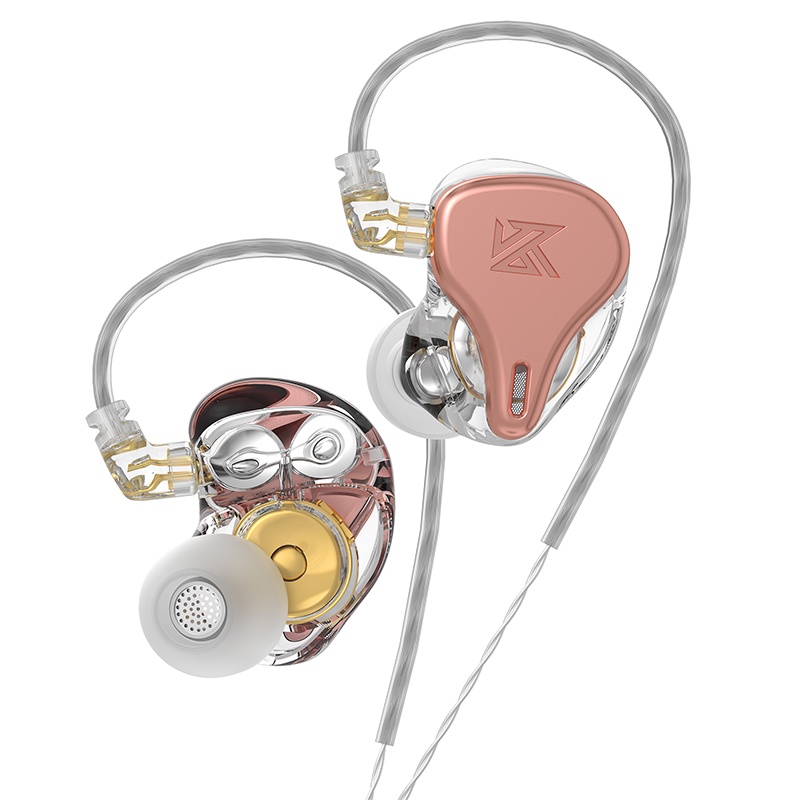 Kz DQ6S Earphone In Ear HIFI 3DD Dynamic Bass Bahan Metal Dengan Kabel 2PIN Bisa Dilepas