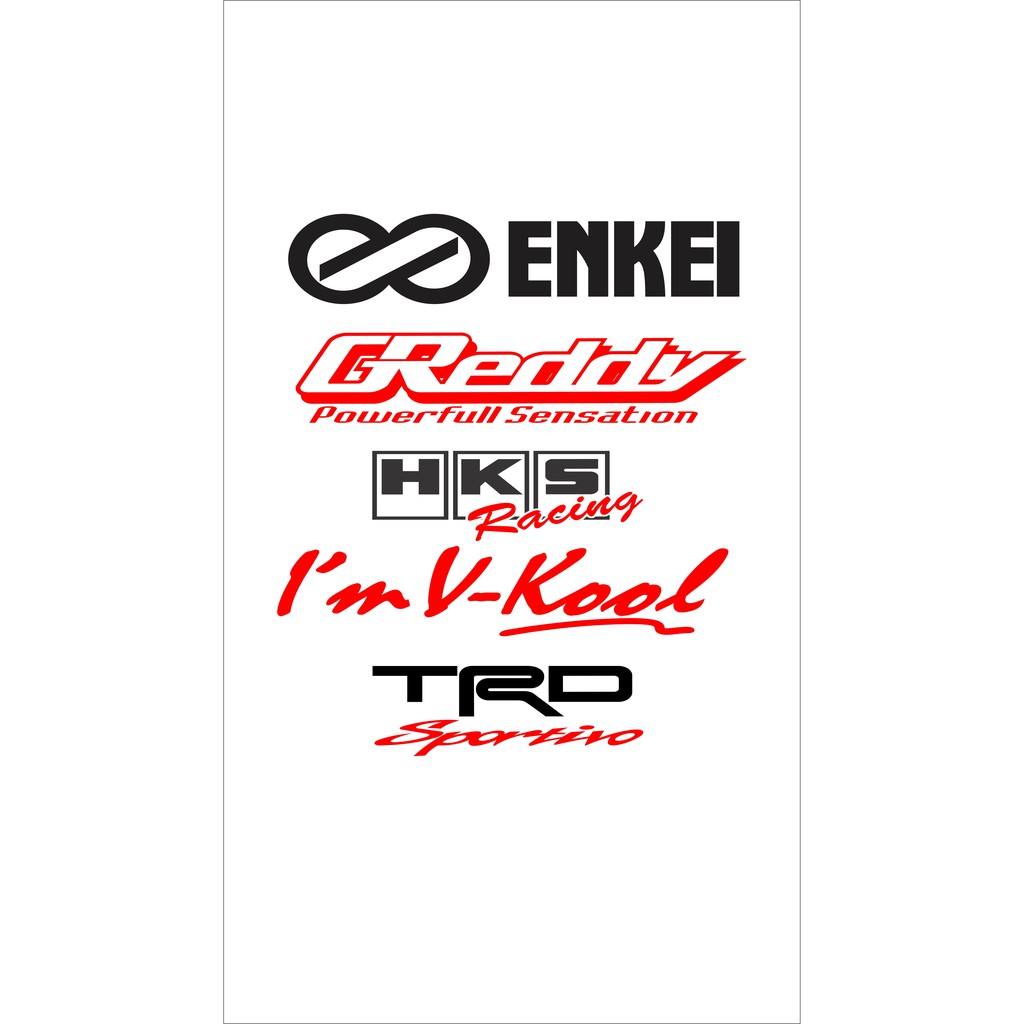 

stiker sponsor peck//isi 5 pcs