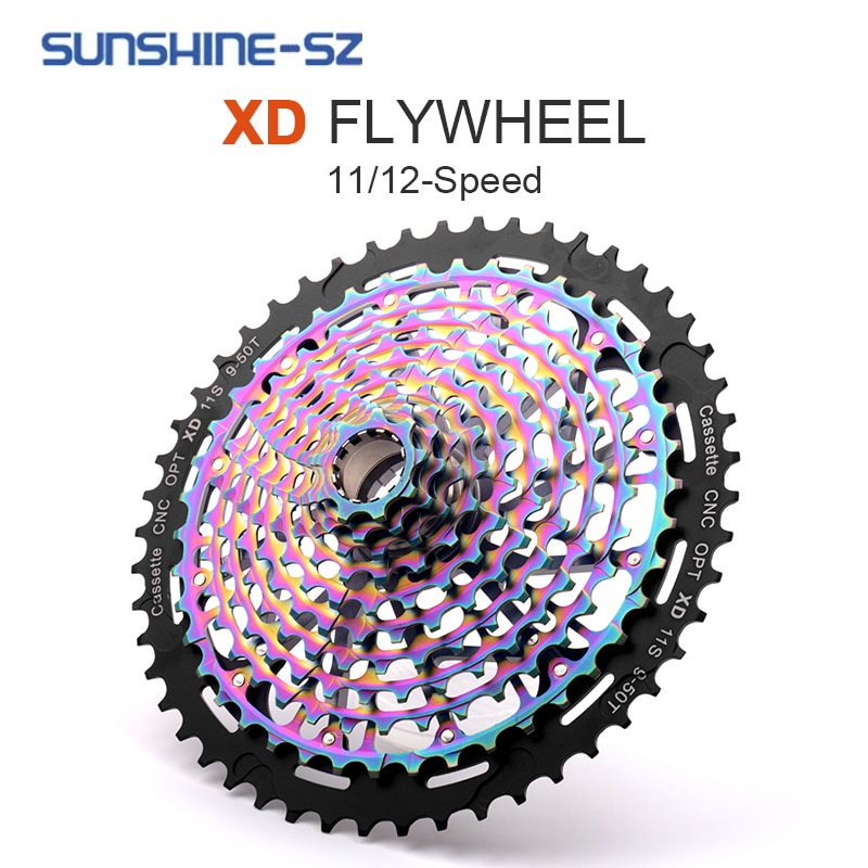 PREORDER GOLDIX ZTTOMTB 12-speed 9-50T Cassette11S XD cable steel flywheel 11V mountain bike sprocket bicycle parts suitable for XD SRAM