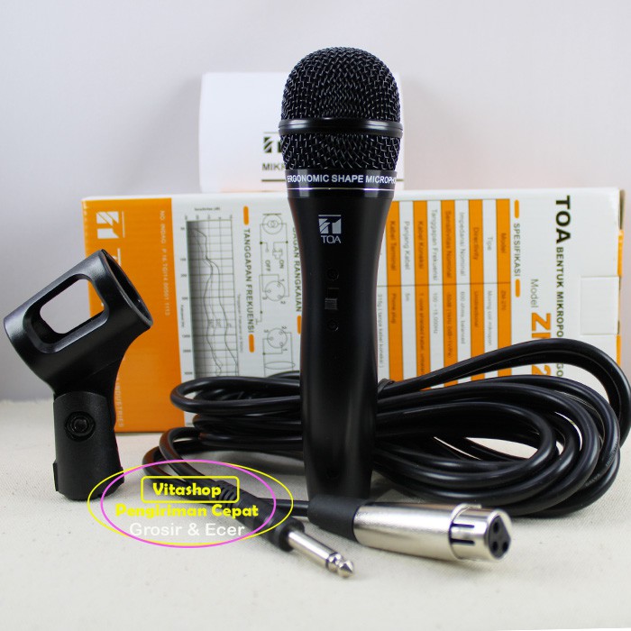 TOA ZM-270 MIC CABLE MIK KABEL MIKROPON / MICROPHONE MIC/MICROPHONE