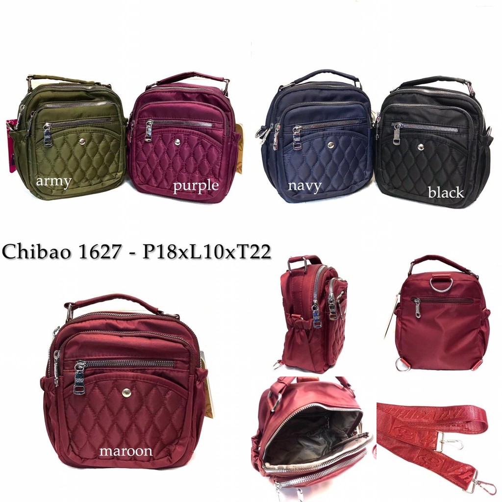 TAS 3 in 1 WANITA CHIBAO - HAND BAG - TAS RANSEL - TAS SELEMPANG