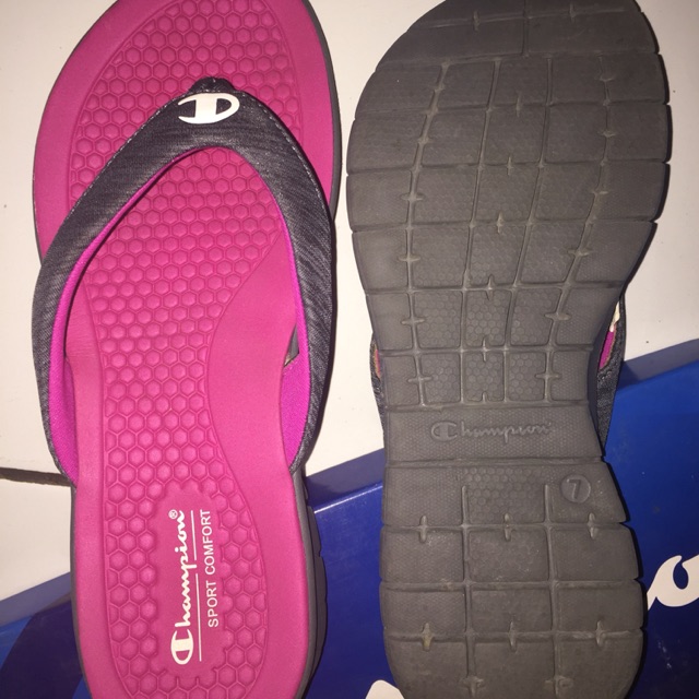 #PRELOVED champion SANDAL JEPIT, Flip flop, alas kaki champion