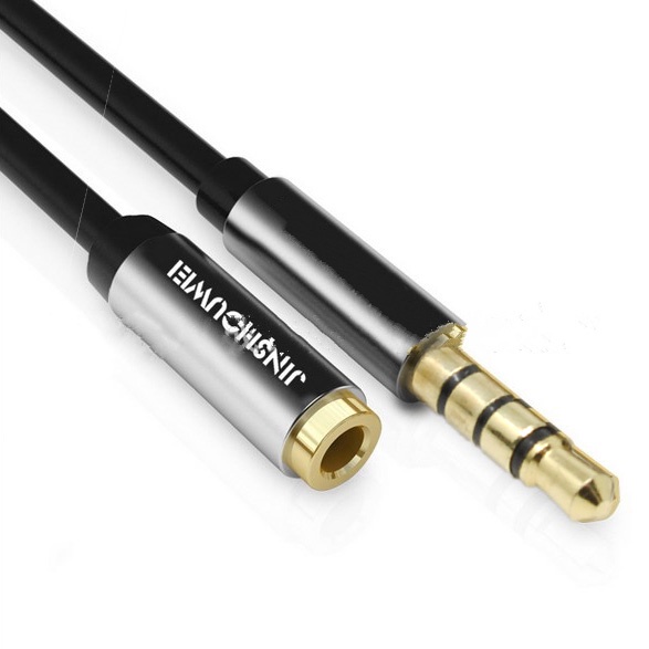 Kabel Aux Audio Extension 3,5mm 2meter - Hitam