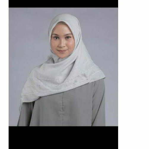 zoya  scarf pandora perempuan muslim hijab jilbab kerudung wanita ice grey