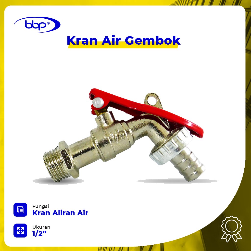 Kran Air Kunci 1/2 Inch / Kran Air Taman Kunci