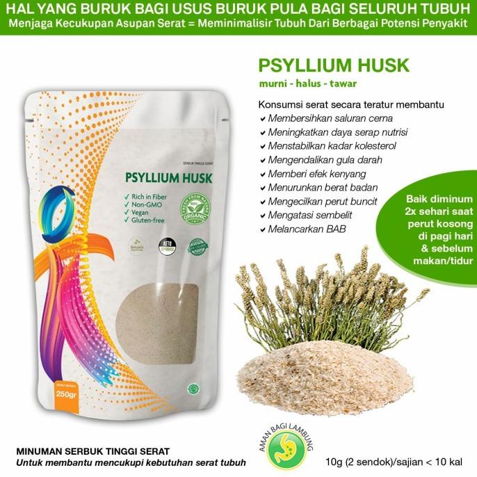 

vaargavaldian5678 PSYLLIUM HUSK MURNI 250 HALUS TERLARIS TERPERCAYA ORIGINAL