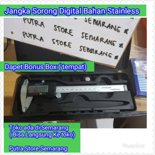 Jangka Sorong Digital LCD Bahan Besi Screen Sigmat Digital Stainless