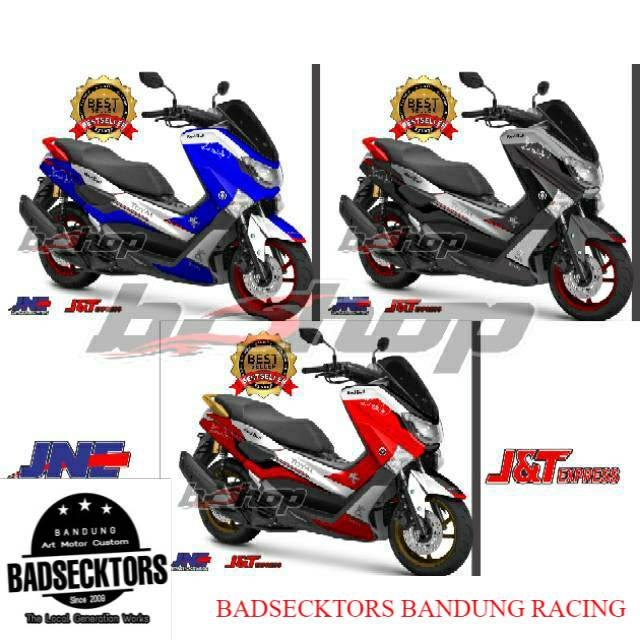 Decal nmax Red Bull grey keren