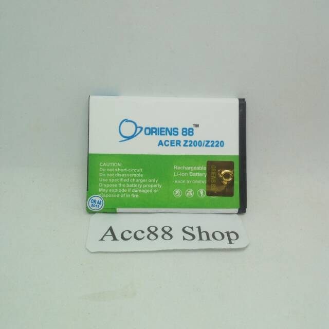 Baterai Batre Battery Double Power OR88/Oriens88 Acer Z200 Z220