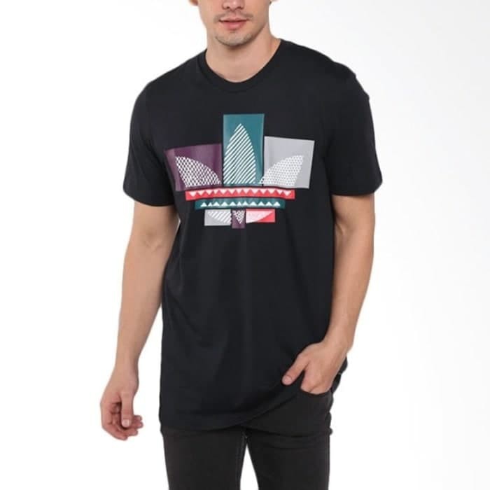 Kaos Tshirt Baju Combed 30S Distro Adidas Trefoil Retro HS-1428