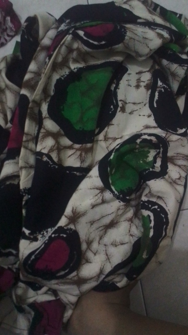 Daster Jumbo Lengan Panjang Baju Tidur Batik Wanita