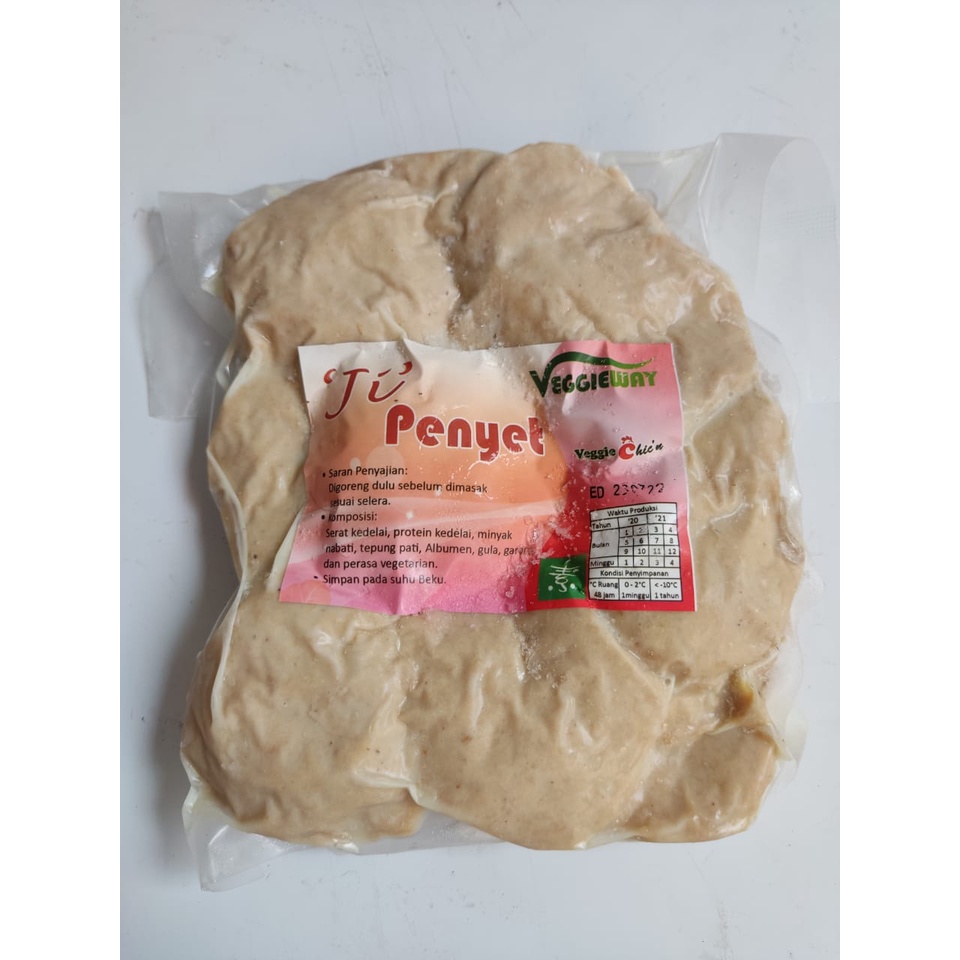 

Ji Penyet / Ayam Penyet Vegetarian 500Gr - Veggieway