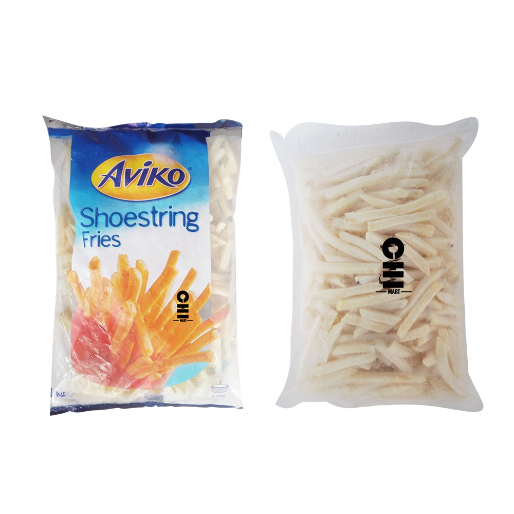 

Aviko 1Kg Shoestring / Crinkle (PREMIUM / POLOS) - Kentang Goreng French Fries