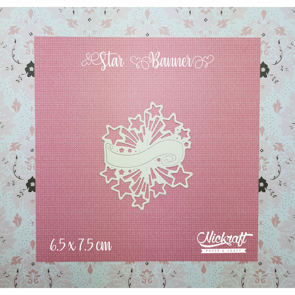 

STAR BANNER - BAHAN SCRAPBOOK LABEL KECIL