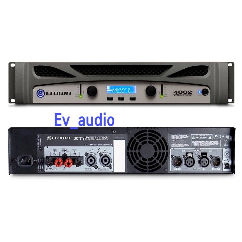 Power Amplifier Crown Xti 2002 / Crown XTi-2002 / Xti2002 2 channel, 800W @ 4Ω Orignal