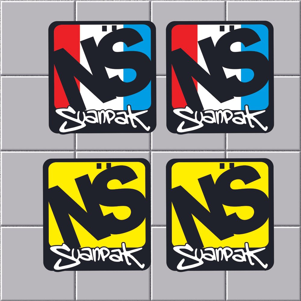 

v5 STICKER NS ISI 4 LEMBAR STICKER THAILAND rb