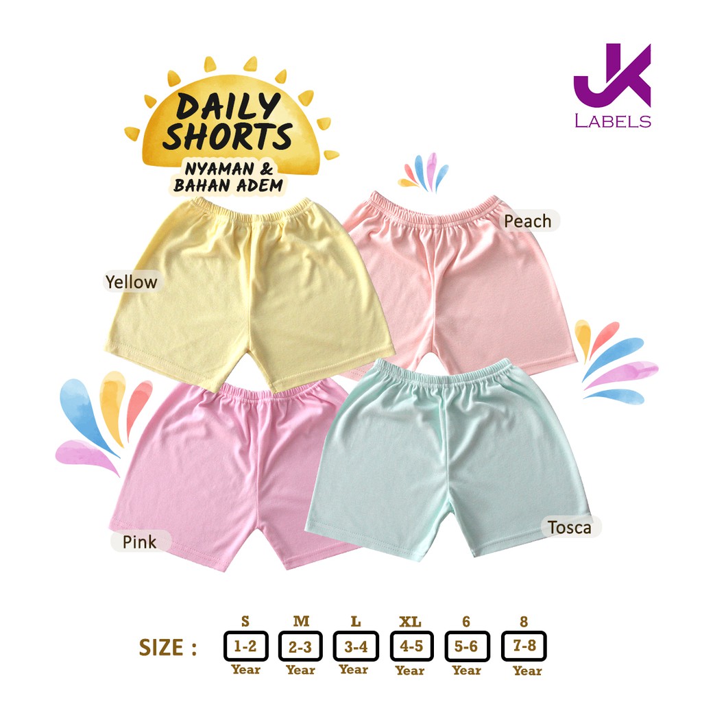 JK LABELS - Daily Short (1 - 8 Tahun)