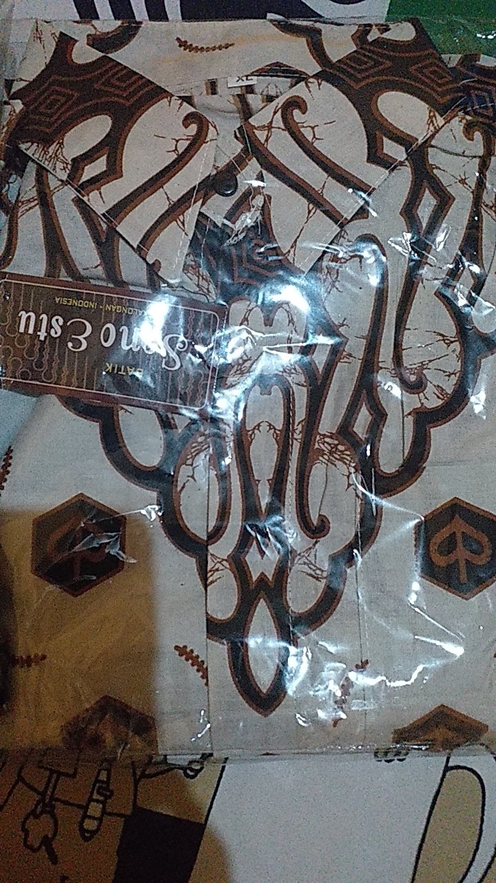 Kemeja Batik / Batik Pria Lengan Panjang Reguler Fit Lengan Panjang Modern Baju Batik Pria Ori