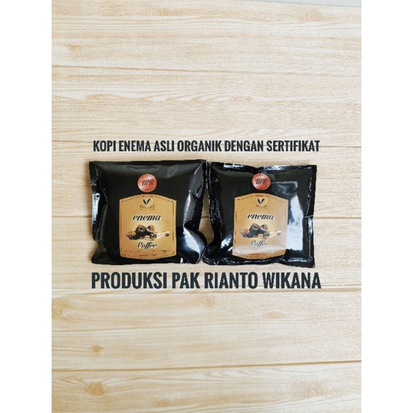 

enema kopi Medium Roasted 500 gram pak rianto Wikana 100% organik malang
