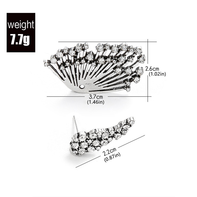 Sepasang / Set Anting Stud 925 Silver Untuk Perhiasan Pernikahan Wanita