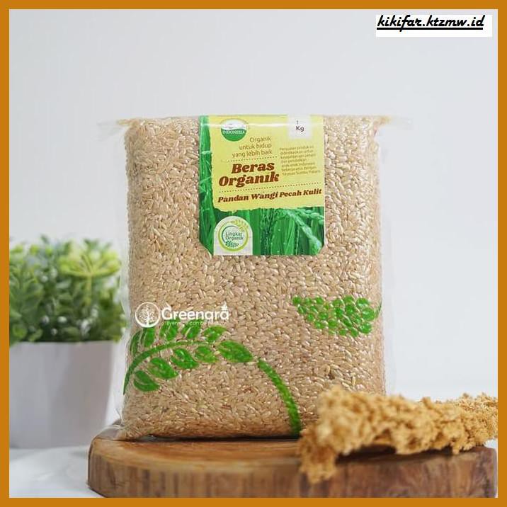 

ANEKA-BERAS- BERAS COKELAT / PANDAN WANGI PECAH KULIT 1KG LINGKAR ORGANIK -BERAS-SEHAT.